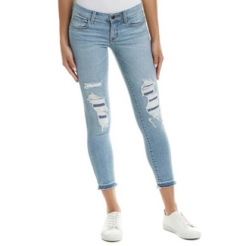 J Brand Low-rise Cropped Diversion Destruct Sz 27 (NWT)